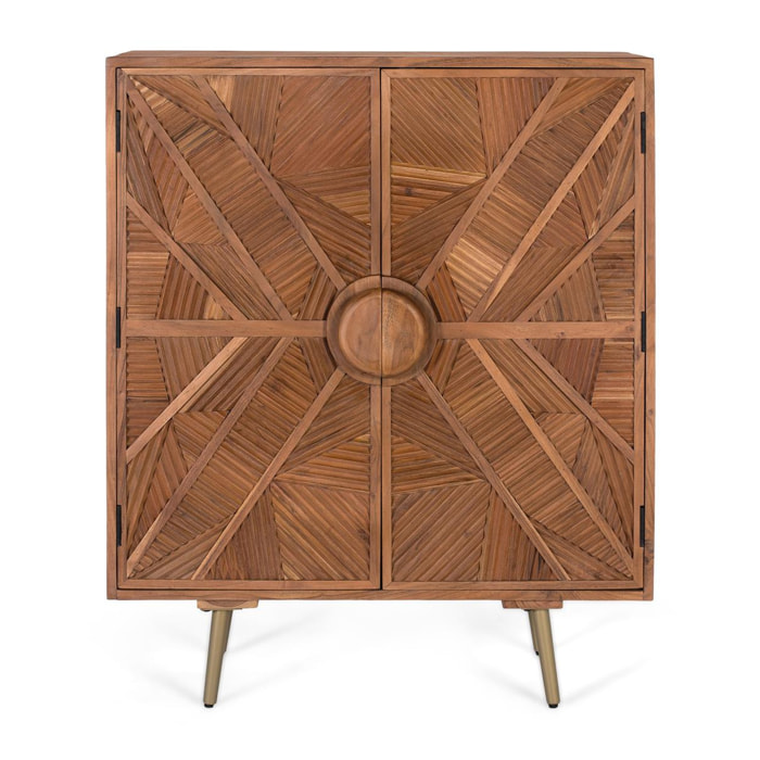 Aparador de Madera de Mango Estilo Étnico Moderno