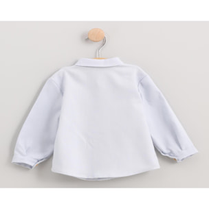 Camisa cuello camisero viella azul