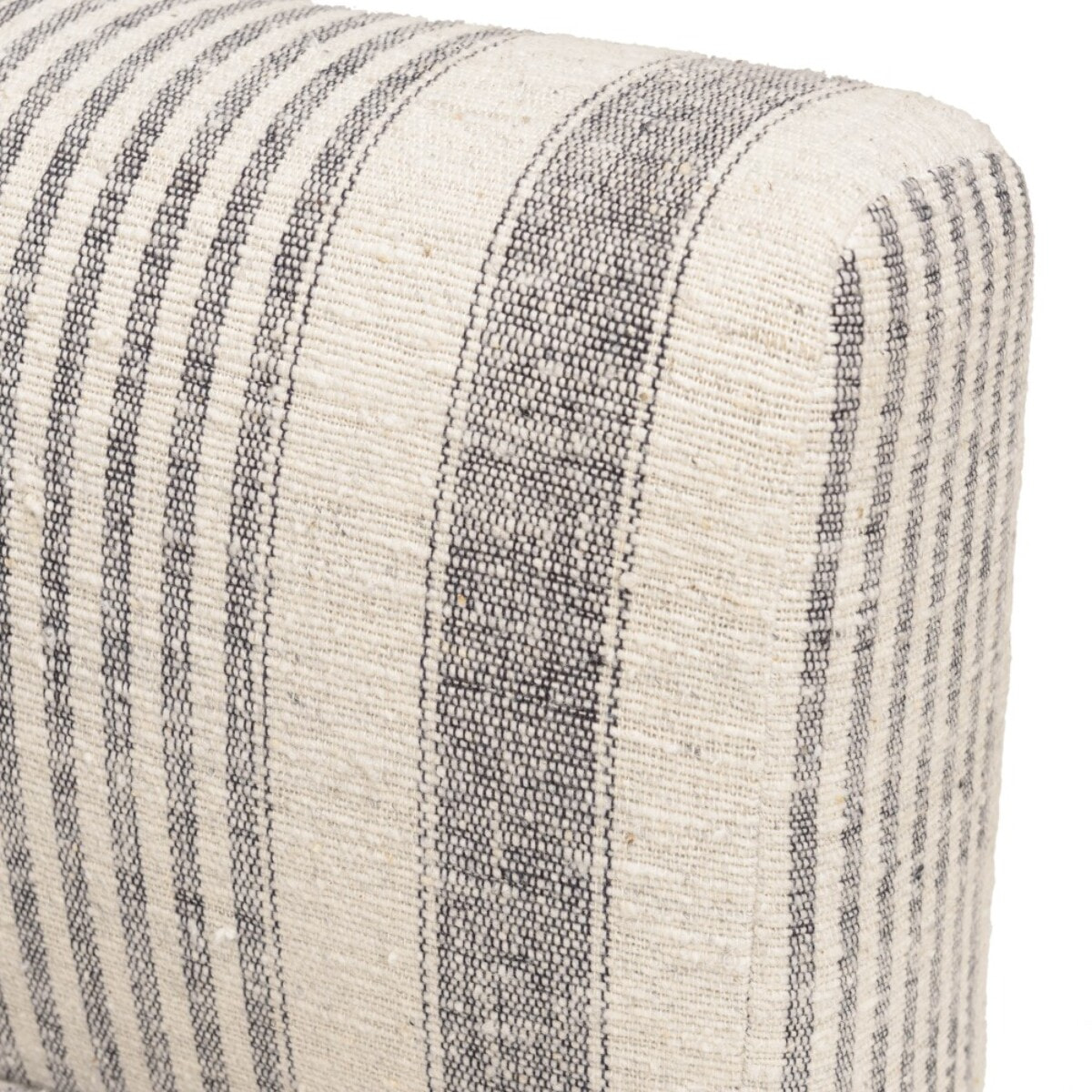 GLORIA - Canapé modulable 6 pièces en coton gris et beige