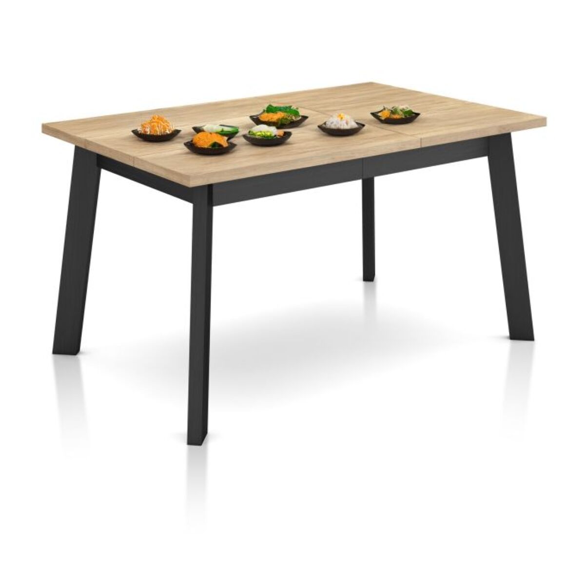 Mesa de comedor Naira 140 Roble Negro
