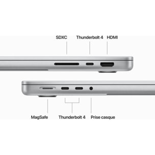 Ordinateur Apple MACBOOK Pro 14' M3 Pro 18Go RAM 1To SSD Argent