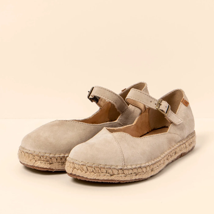 Zapatos N679 SILK SUEDE CREAM / CAMPOS color Cream