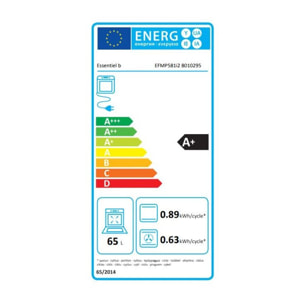 Four encastrable ESSENTIELB EFMP 581i2 - Pyrolyse - Chaleur pulsée - Porte froide