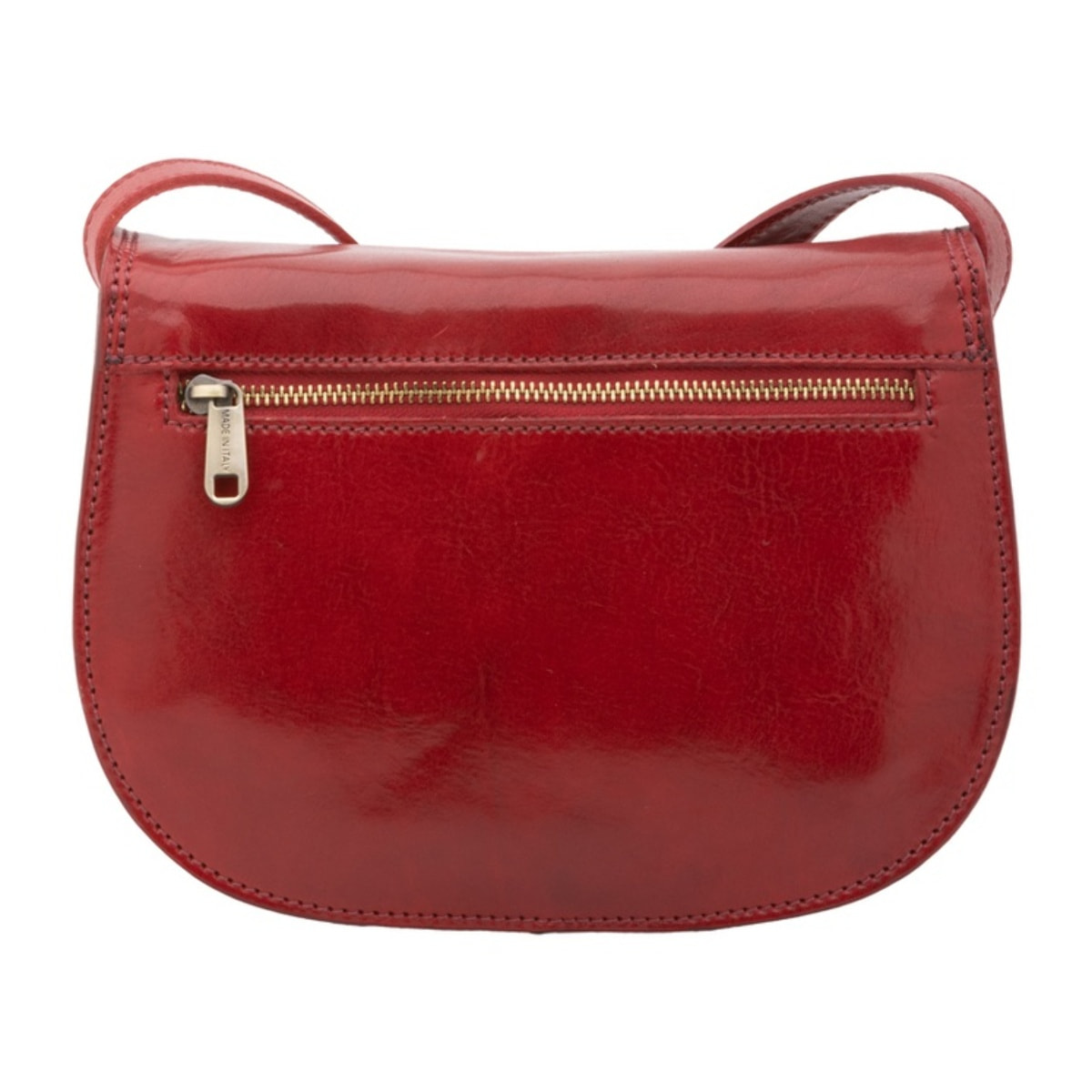 Borsa a tracolla da donna - Modello False - Vera pelle - 24.0 x 17.0 x 11.0 cm