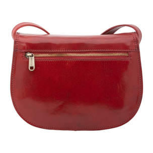 Borsa a tracolla da donna - Modello False - Vera pelle - 24.0 x 17.0 x 11.0 cm