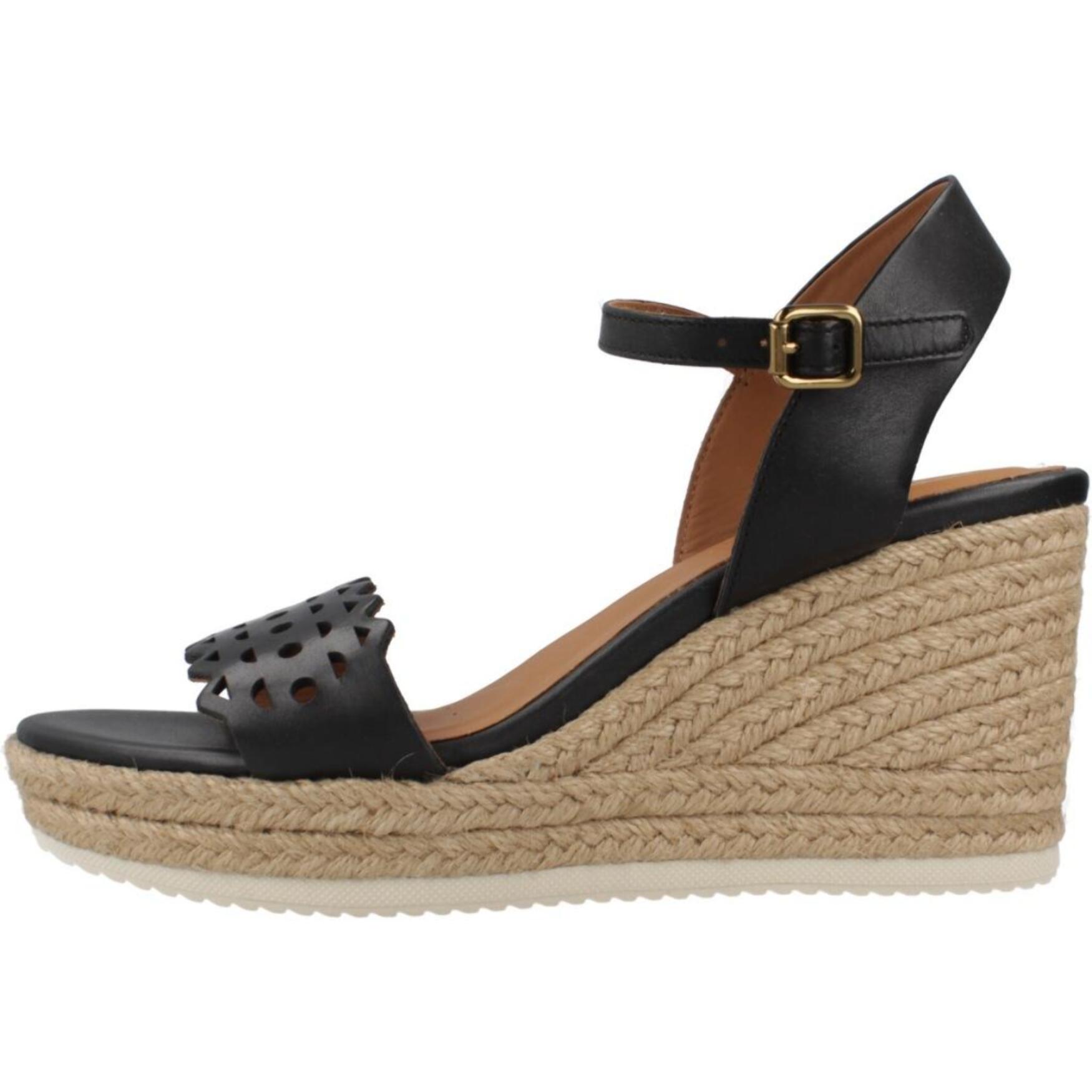 Sandalias Mujer de la marca GEOX  modelo D PONZA NEGRO