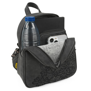 Bolso Mochila Mujer Lois Marcy Antracita