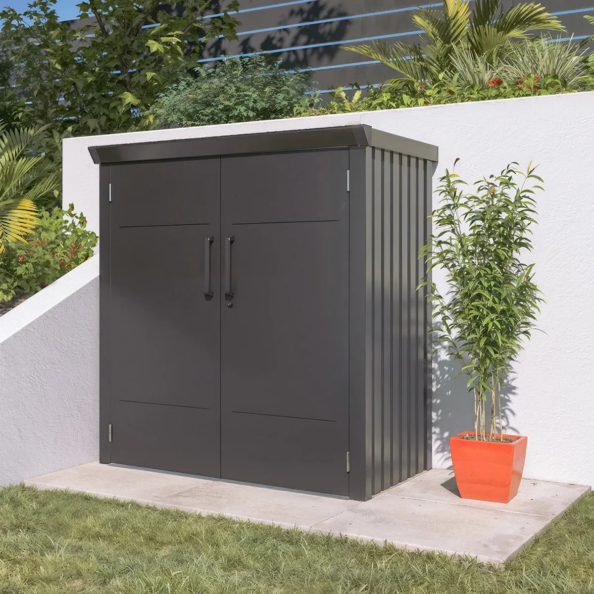 Armoire de jardin en métal PERRY