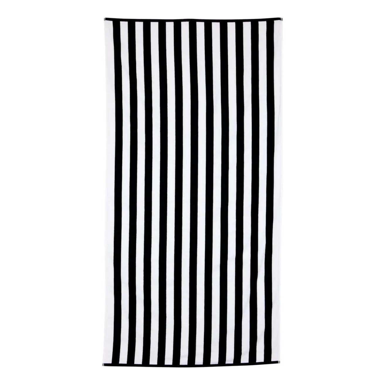 Drap de bain The palm resort 90x180cm noir et blanc en coton