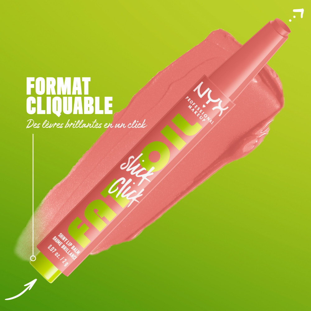 NYX Professional Makeup FAT OIL SLICK CLICK Baume à lèvres STORY OR POST