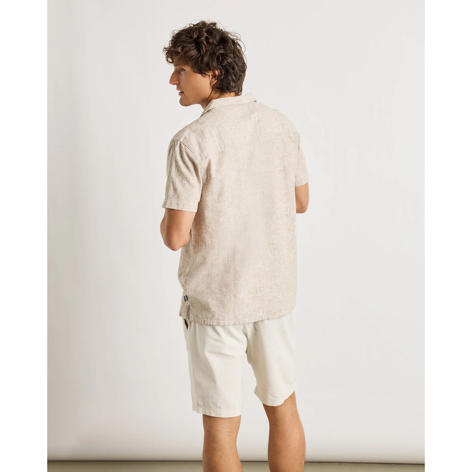 Camisa Lino Beige - Deon