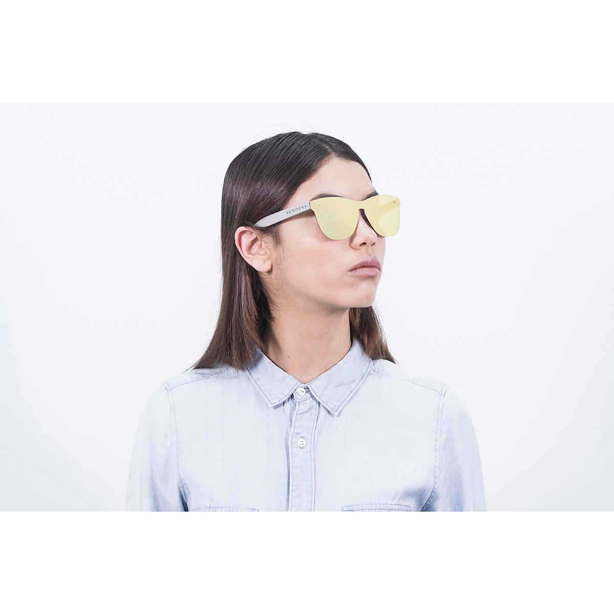 GAFAS DE SOL SUNPERS SAN FRANCISCO FLAT PC TEMPLE de color Dorado