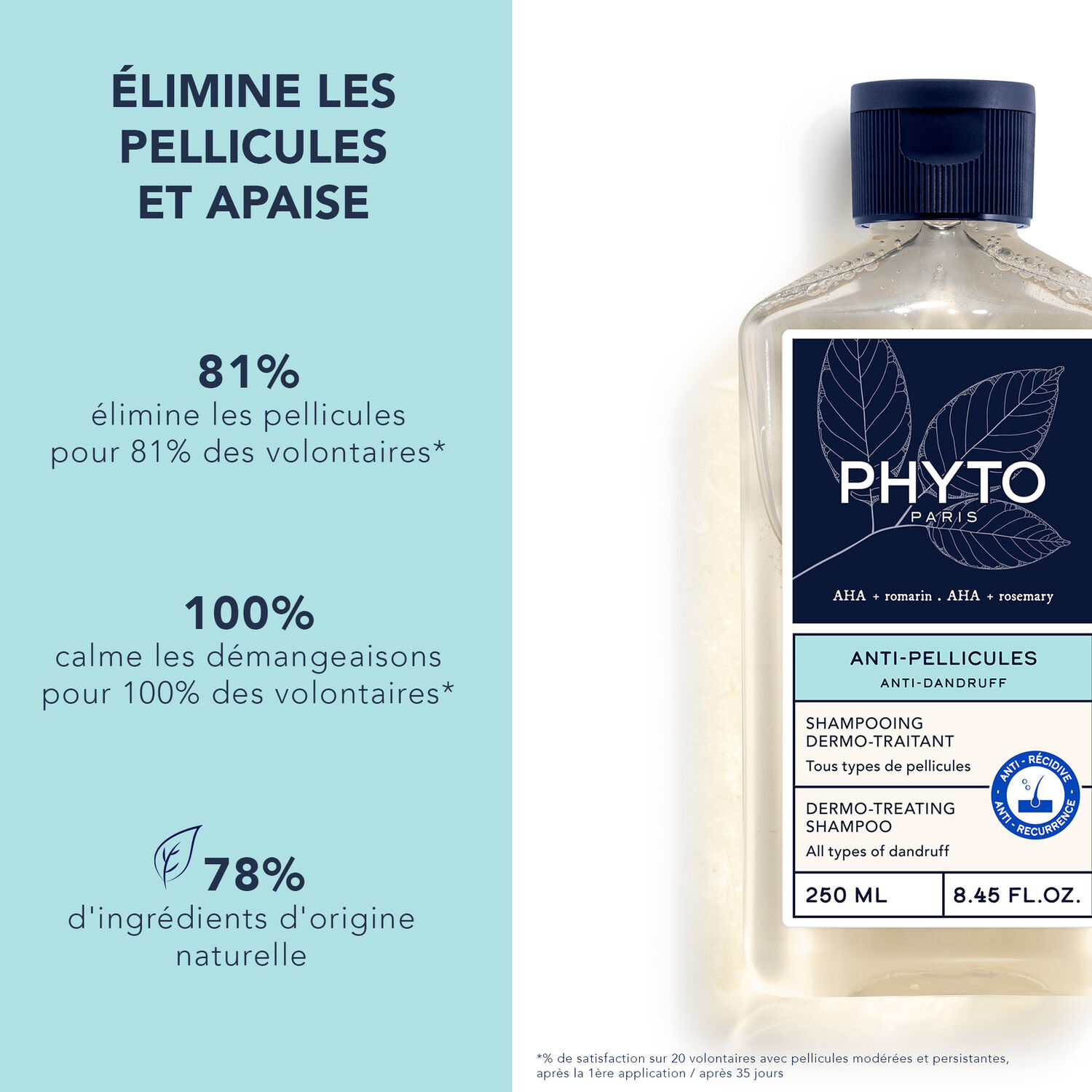 Anti-Pellicules - Shampooing Dermo-Traitant 250 ml