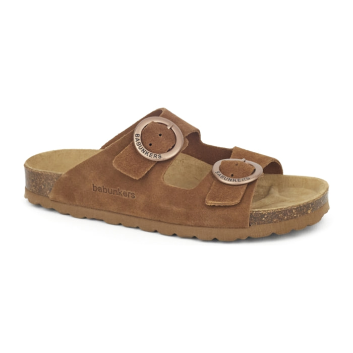 SANDALIA BARCELONA BABUNKERS MARRON
