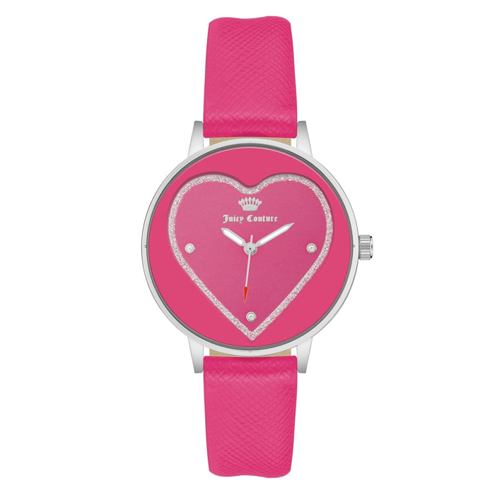 Reloj Juicy Couture JC1235SVHP Mujer Analogico Cuarzo con Correa de Polipiel