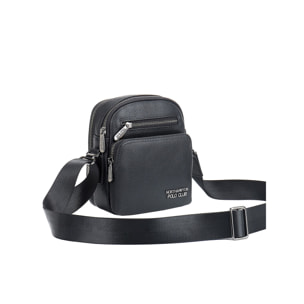 Borsa a tracolla  da uomo In Vera pelle Made in Italy 21x18x9,5 cm