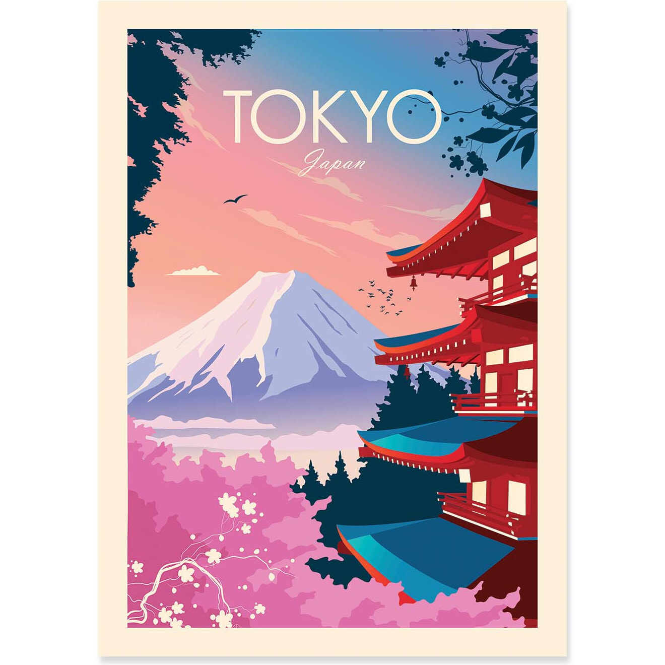 Affiche - Tokyo Version 2 - Studio Inception