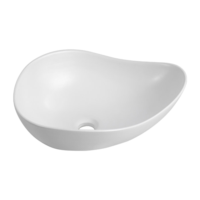 PixL 51x38x19 cm vasque à poser + Swiss Aqua Technologies Mood mitigeur lavabo XL + Ceramia PixL bonde (CEPX505WMSAT285C)