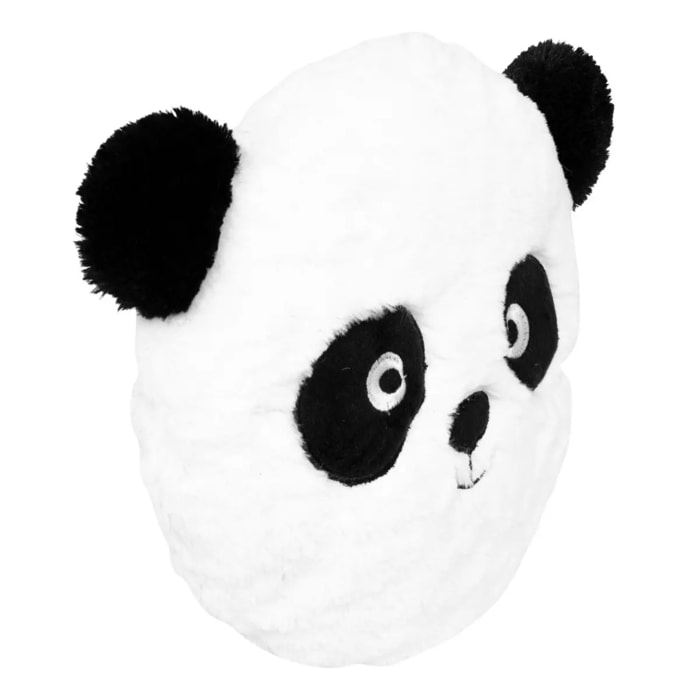 Coussin panda "Nao" noir & blanc D27cm