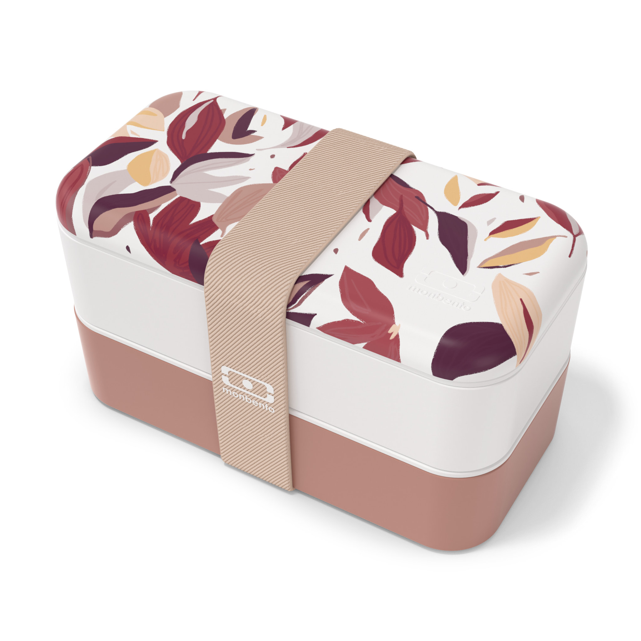 Lunch box 2 compartiments Original 1L Made in France rose Vegetal