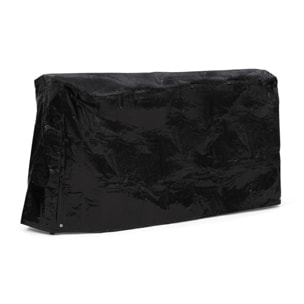 Serre-bûches métal avec housse de protection noire
