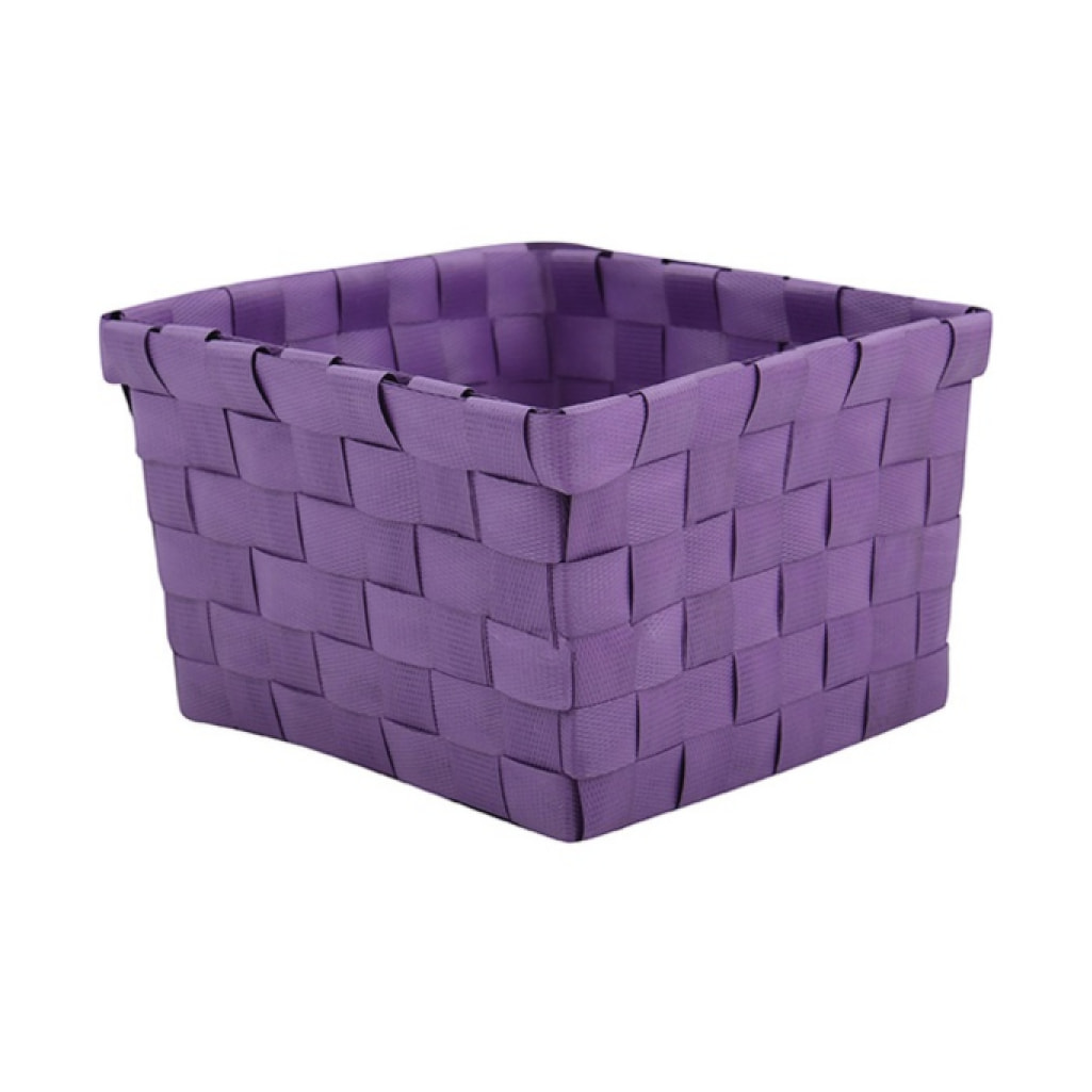 Panier de rangement 10x10x7,5cm Violet MSV