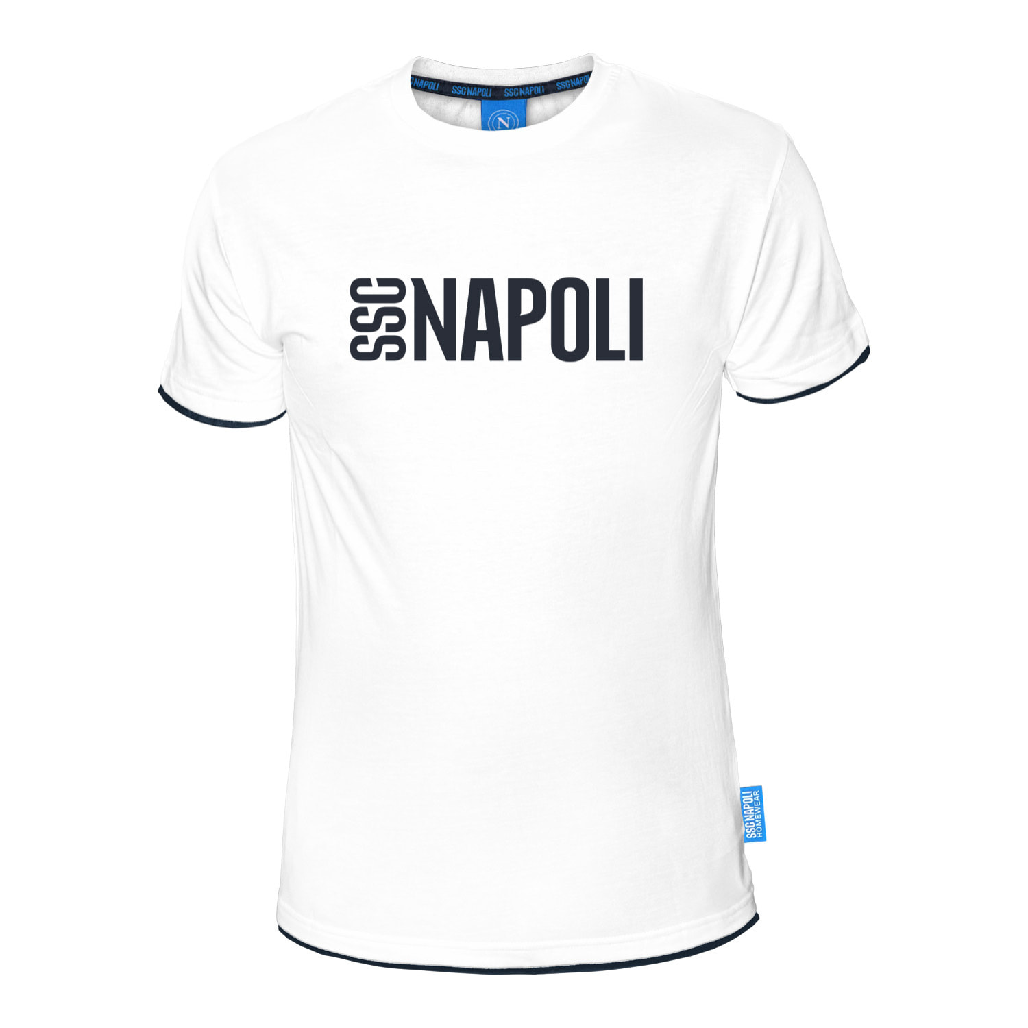 T-Shirt Manica Corta Uomo NAPOLI Cotone Prod. Ufficiale