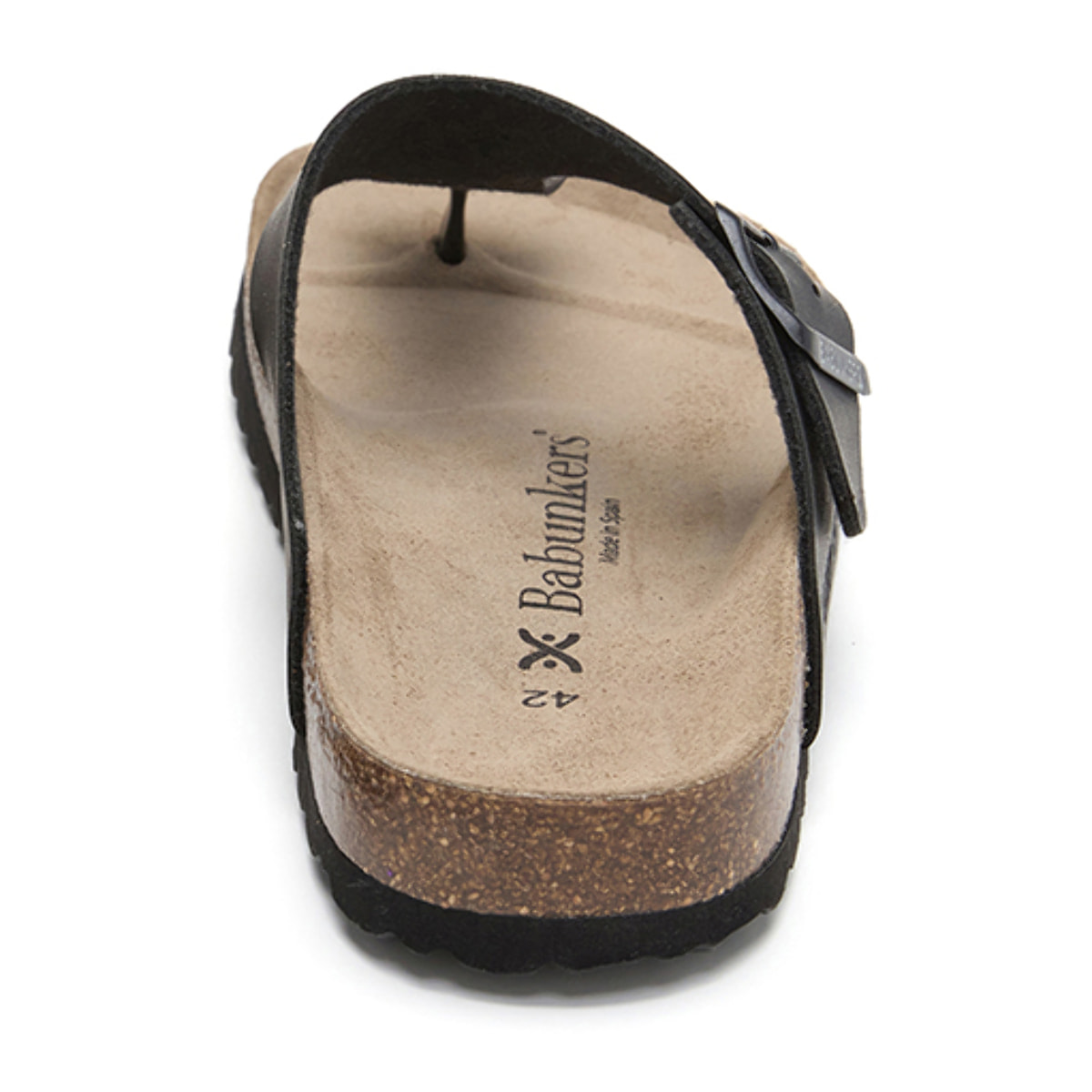 SANDALIA BABUNKERS NEGRO