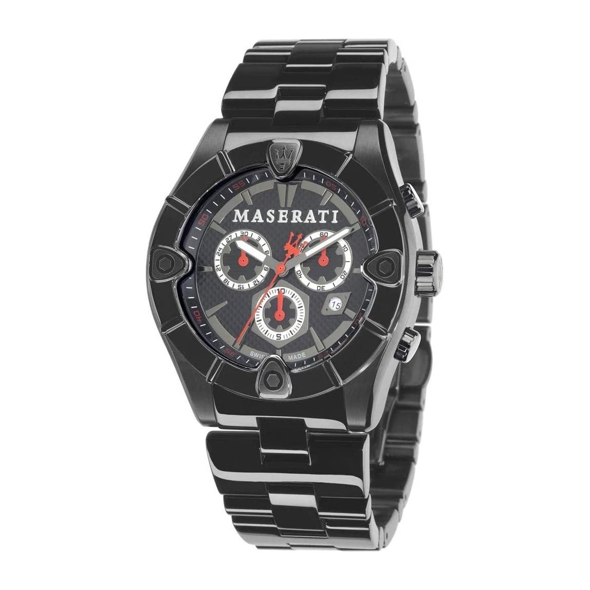 Orologio Maserati MECCANICA Acciaio Nero