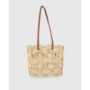 Bolso - Cuero - Medida: 34 cm x 29 cm x 11 cm