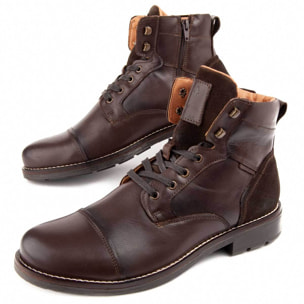 Bota De Piel - Marrón