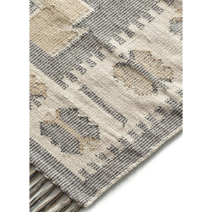 CHANDIA Alfombra kilim algodón reciclado multicolor, varias medidas disponibles