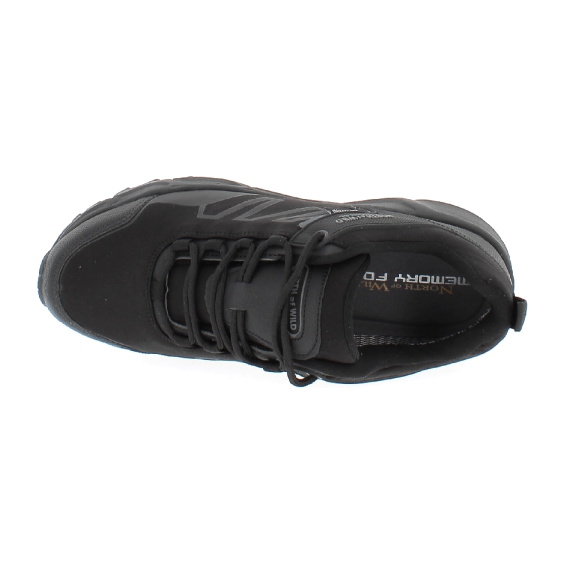 North of Wild Scarpe Uomo Trekking Outdoor Escursionismo con Soletta Rimovibile in Memory Foam NW W22T301 Black