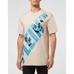PHILIPP PLEIN T-shirt Round Neck SS Keep $miling