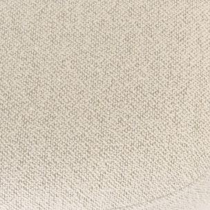 LEOPOLD - Banc en tissu petite bouclette beige