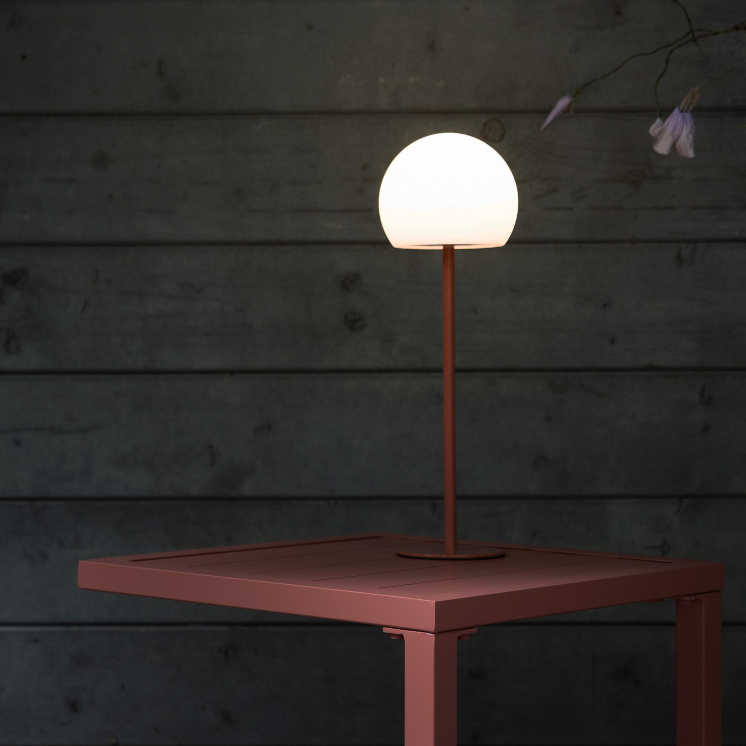Lampe LED à poser terracotta ISIS