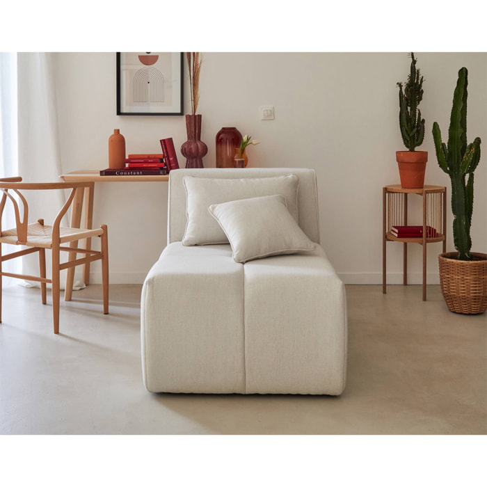 Caracas - module d'assise sans accoudoirs - en tissu - Beige