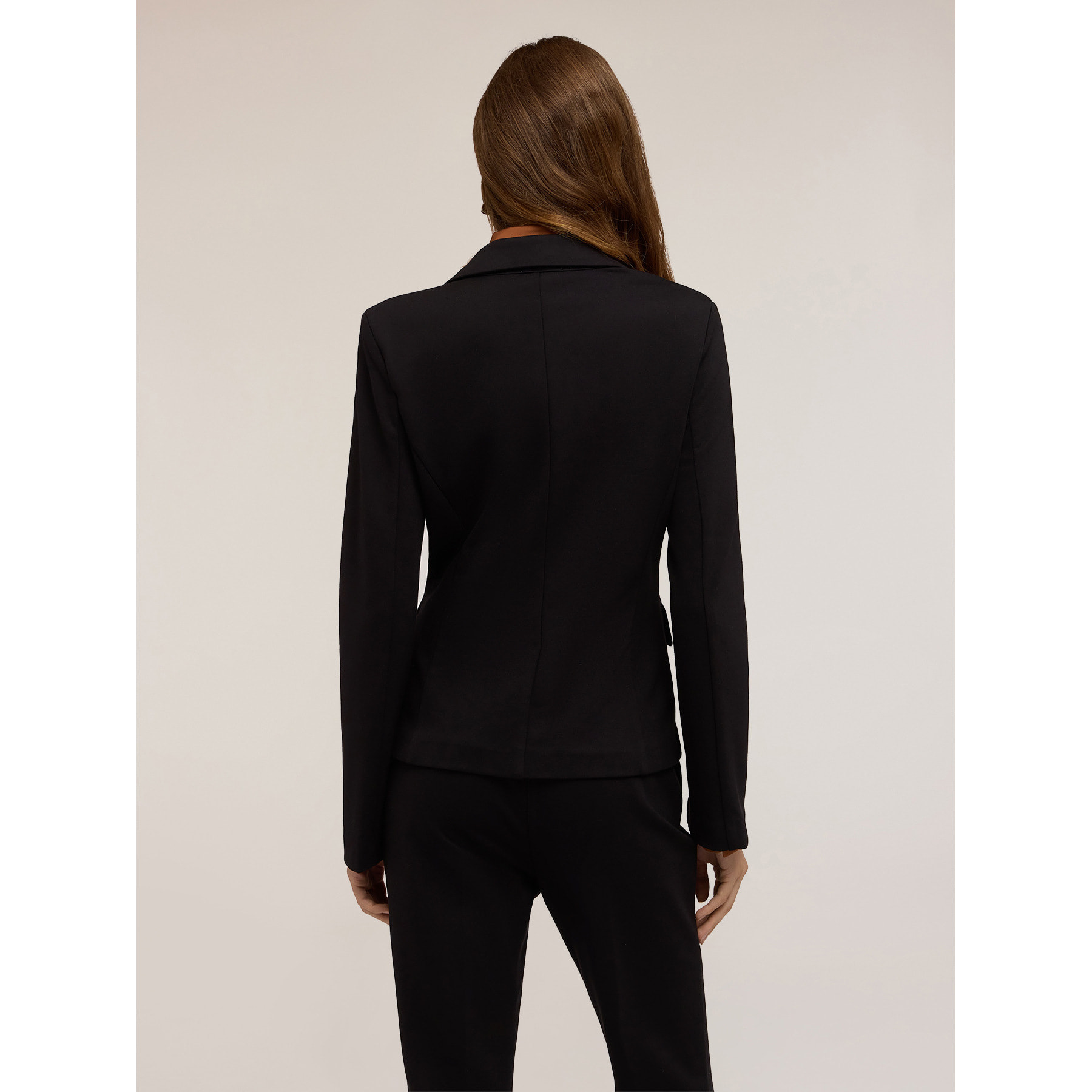 Motivi - Blazer sfoderata in punto milano - Nero