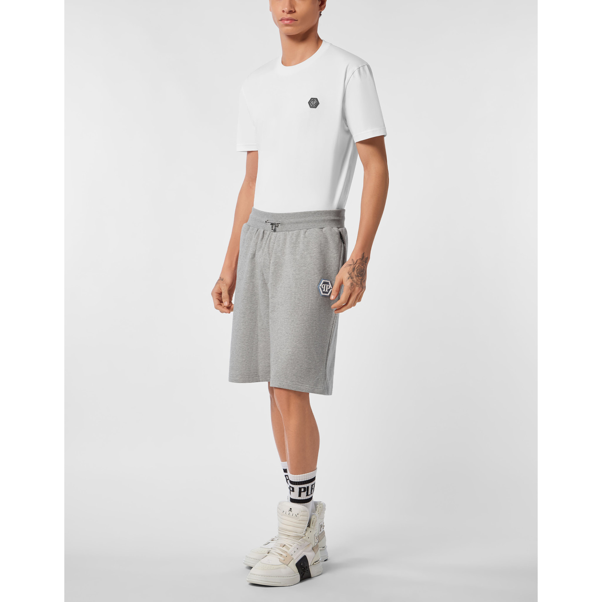 PHILIPP PLEIN Pantalones cortos deportivos ICONIC PLEIN