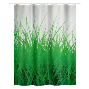 Rideau de douche Polyester GRASS 180x200cm Vert Spirella