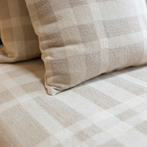 Naturals - Colcha Foulard - 80% Algodón - 20% Poliéster - Jacquard - Siena Beige