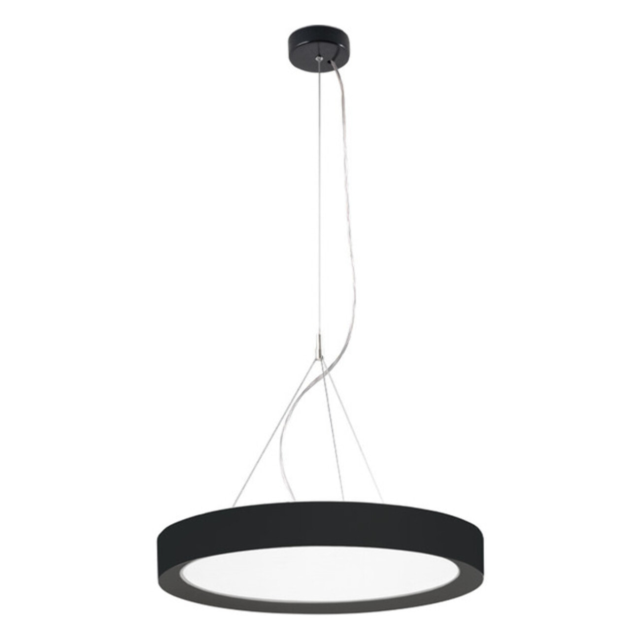 PLATE Lampada a sospensione Nero