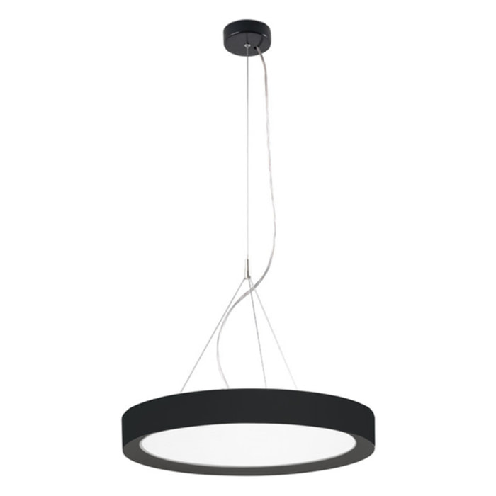 PLATE Lampada a sospensione Nero