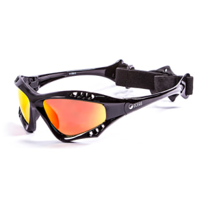 Gafas de deportes acuáticos OCEAN AUSTRALIA - Negro brillante / Revo