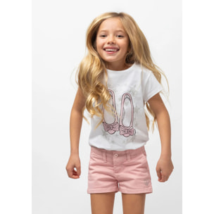 Pantalones Cortos en Rosa
