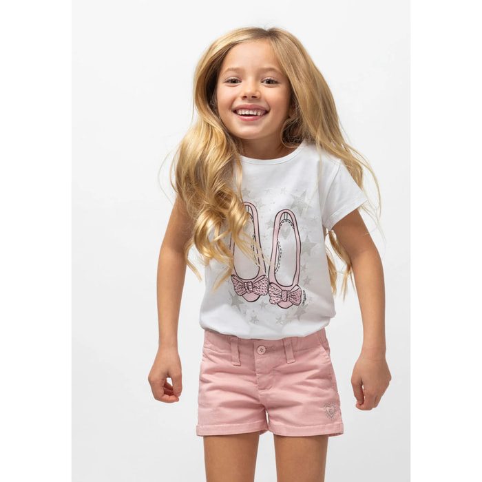Pantalones Cortos en Rosa