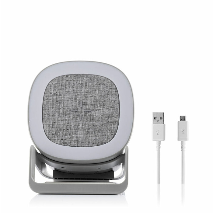 Haut-Parleur Chargeur Sans-fil avec LED Souwis InnovaGoods