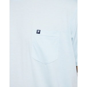 Camiseta Manga Corta Azul Celeste - Veira