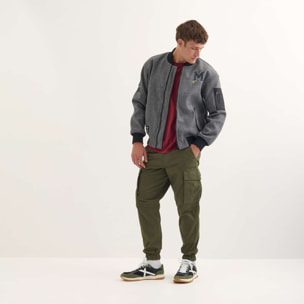 Chaqueta MUNICH Blast streetwear hombre de poliéster plateado