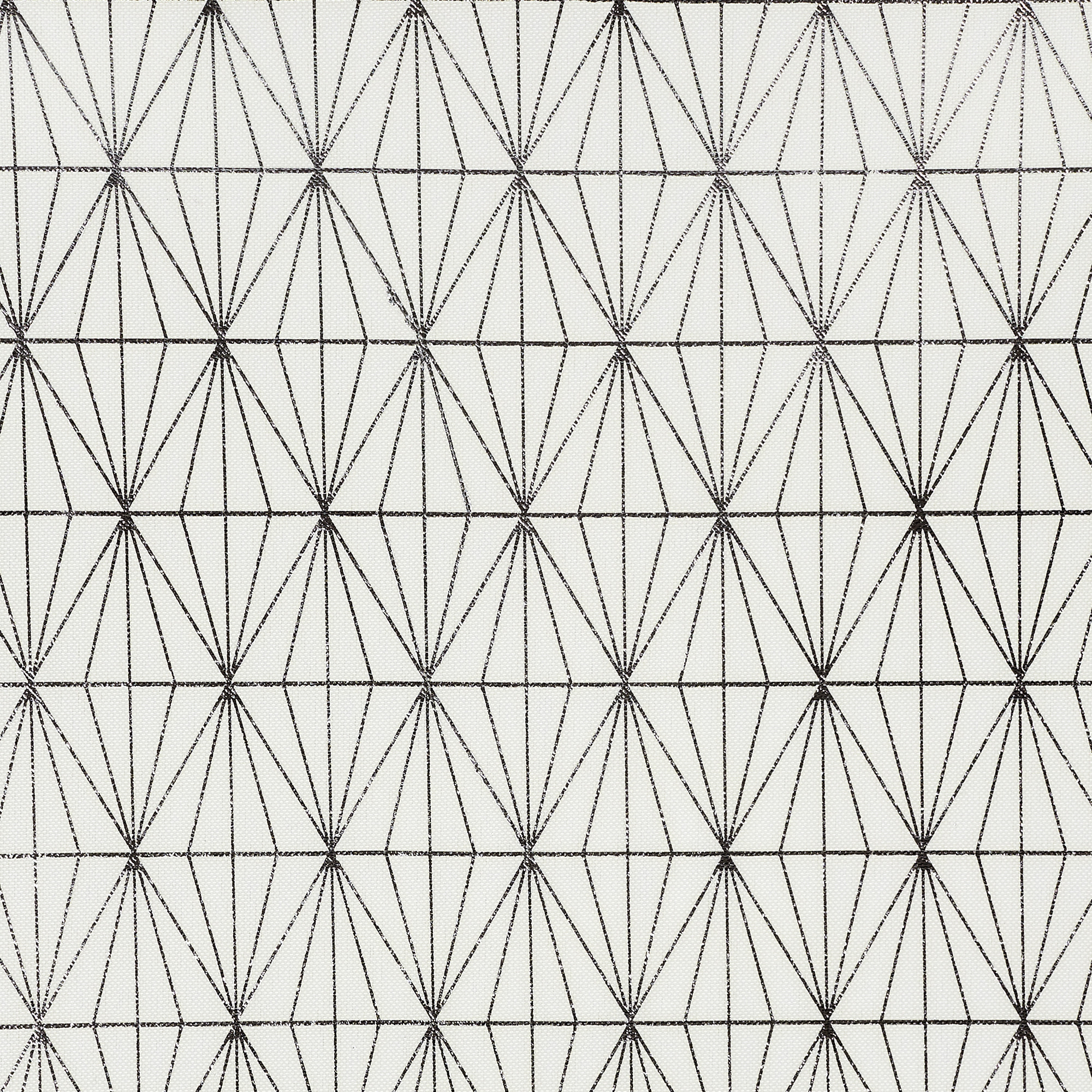 Nappe Motif Geometrique Argente 140x250cm